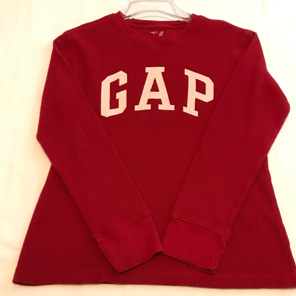 GAP Girl’s Thermal Long Sleeve Shirt, Size XXL